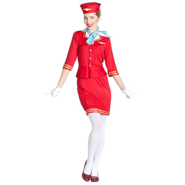 Stewardess Kostuum Dames van Boland koop je bij Partywinkel