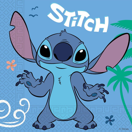 Stitch Servetten Twee Laags 33cm 20st van Procos koop je bij Partywinkel
