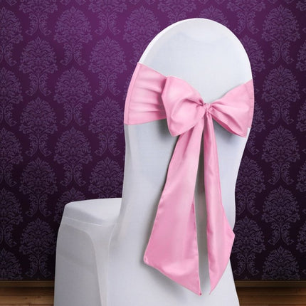 Stoelstrikken Lichtroze 2,75m 10st van Partydeco koop je bij Partywinkel