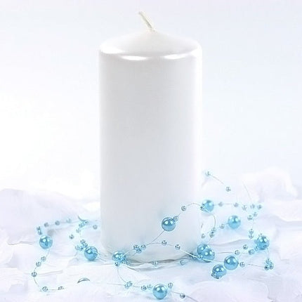 Stompkaars Parelmoer Metallic 12cm 6st van Partydeco koop je bij Partywinkel