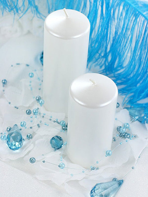 Stompkaars Parelmoer Metallic 12cm 6st van Partydeco koop je bij Partywinkel