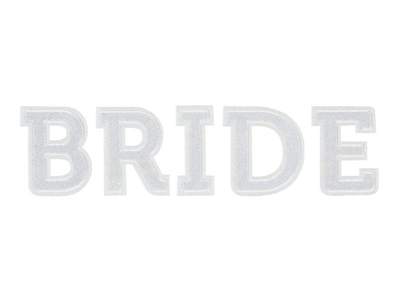 Strijk Embleem Bride 24cm van Partydeco koop je bij Partywinkel