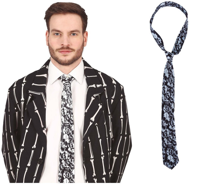 Stropdas Doodshoofden van Fiestas Guirca koop je bij Partywinkel