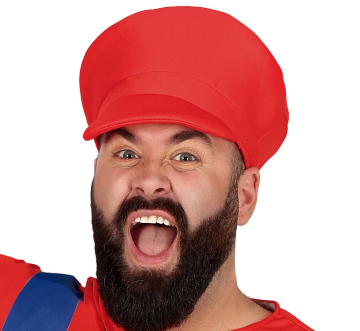 Super Mario Kostuum Rood Blauw Heren - Partywinkel - 8434077867280