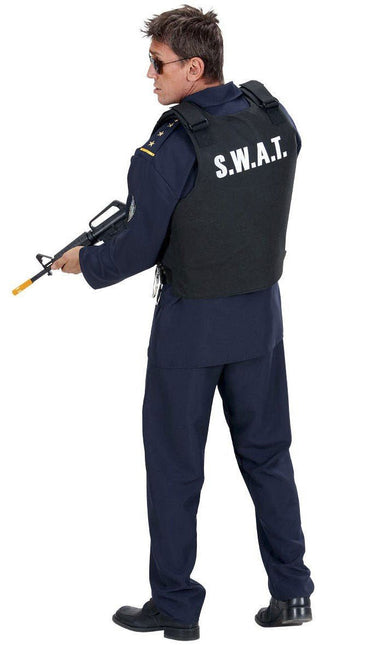 Swat Vest Zwart - Partywinkel - 8003558285600