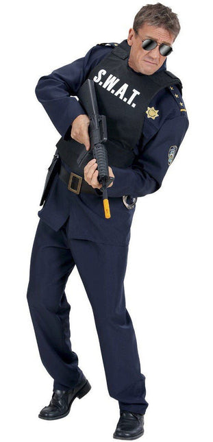 Swat Vest Zwart - Partywinkel - 8003558285600