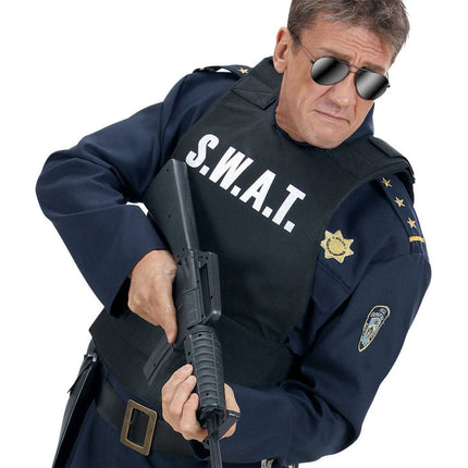 Swat Vest Zwart - Partywinkel - 8003558285600