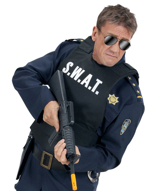 Swat Vest Zwart - Partywinkel - 8003558285600