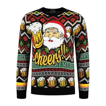 Pullover Santa flauschiger Bart, Cheers Men's