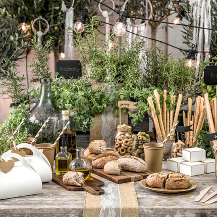 Taartoppers Schrijfbaar Zwart 11cm 4st van Partydeco koop je bij Partywinkel