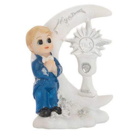 Taarttopper Comunnie Jongen 9cm van Partydeco koop je bij Partywinkel