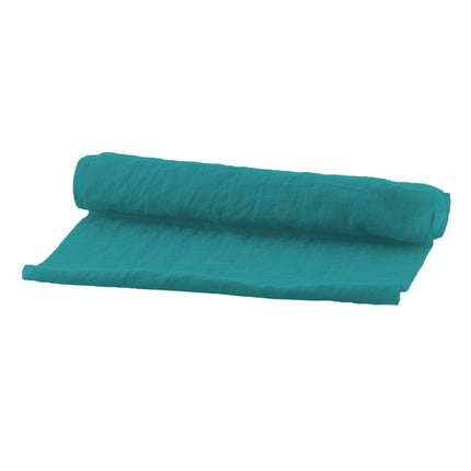 Blauer Tischläufer Chiffon 3m