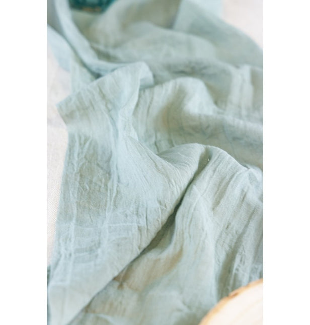 Grüner Tischläufer Chiffon 3m
