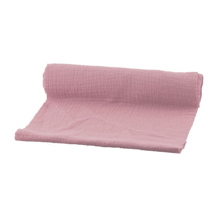 Rosa Tischläufer Baumwolle 3m