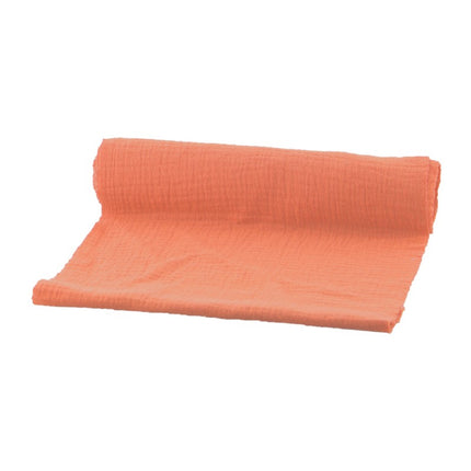 Orange Tischläufer Baumwolle 3m