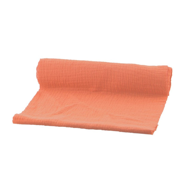 Orange Tischläufer Baumwolle 3m