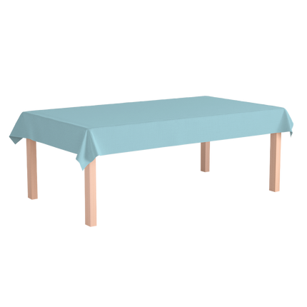 Blaue Tischdecke Pastell 2.74m
