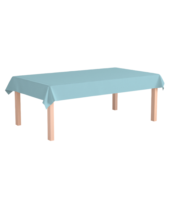 Blaue Tischdecke Pastell 2.74m