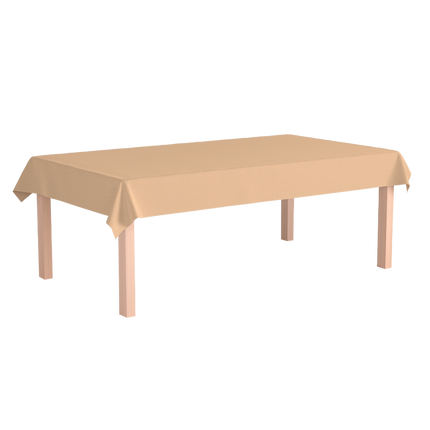 Orange Tischdecke Pastell 2.74m