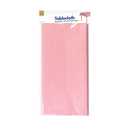 Rosa Tischdecke Pastell 2.74m