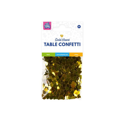 Herzen Tisch Konfetti Gold 14gr