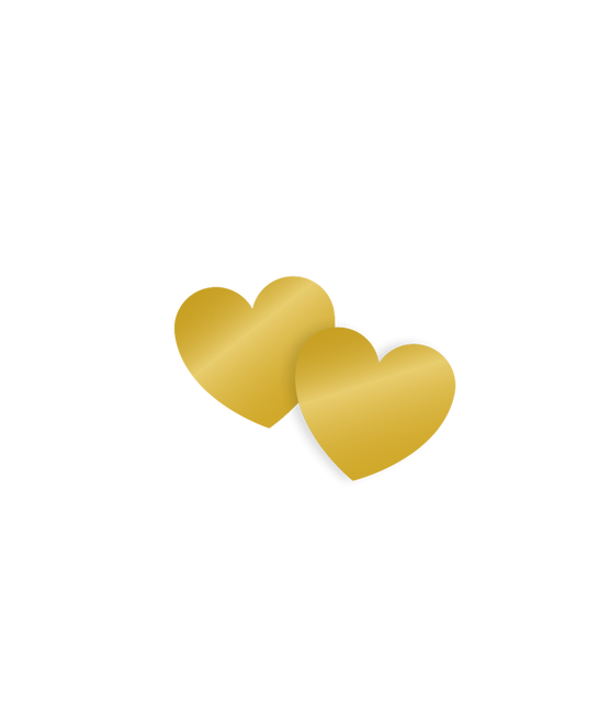Herzen Tisch Konfetti Gold 14gr