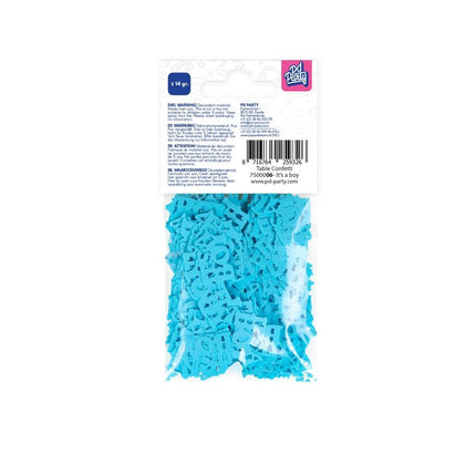 Geburtstisch Konfetti Hellblau 14gr