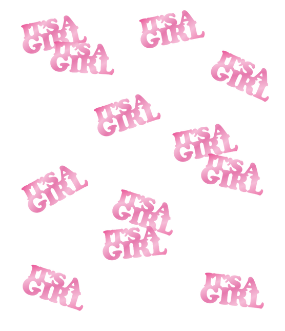 Geburtstisch Konfetti Rosa 14gr