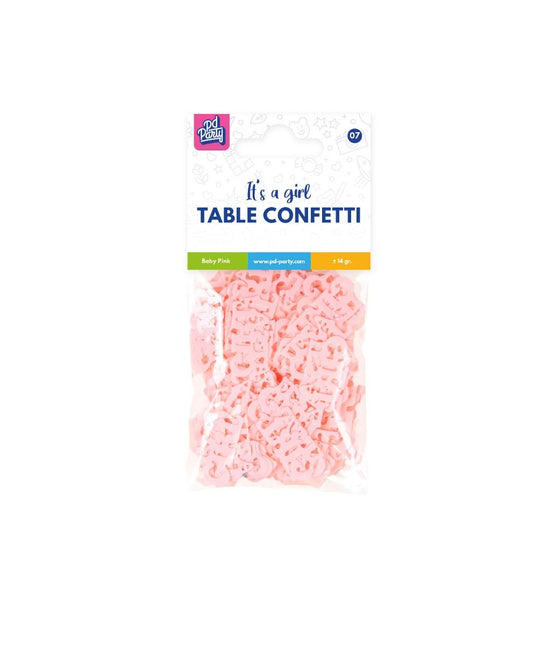 Geburtstisch Konfetti Rosa 14gr