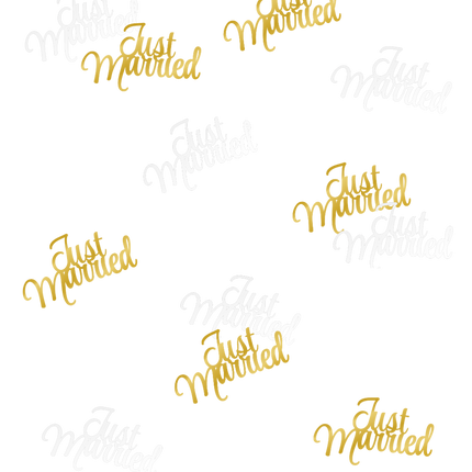 Hochzeitstisch Konfetti Weißgold 14gr