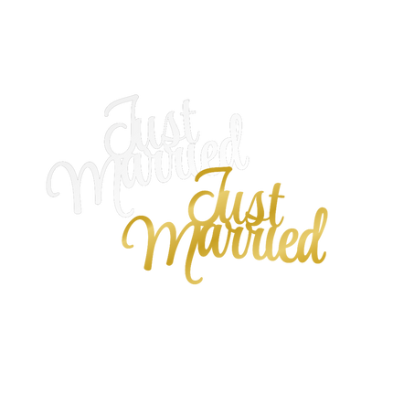 Hochzeitstisch Konfetti Weißgold 14gr