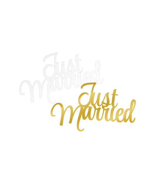 Hochzeitstisch Konfetti Weißgold 14gr