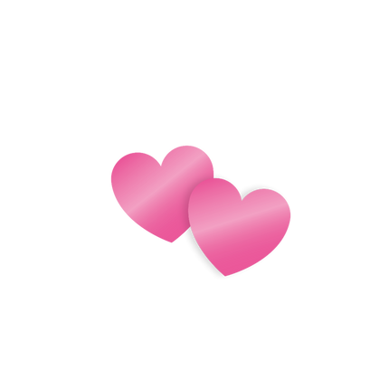 Herzen Tisch Konfetti Rosa 14gr