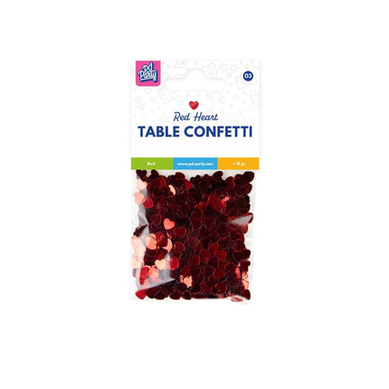 Herzen Tisch Konfetti Rot 14gr