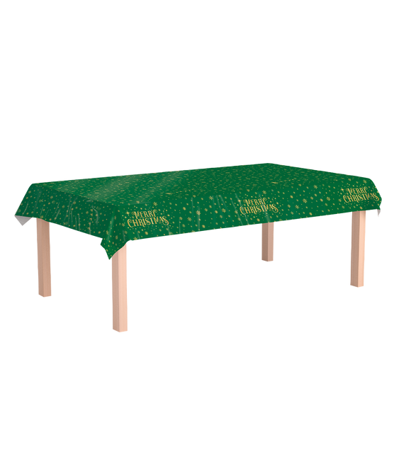 Tischtuch - Frohe Weihnachten grün