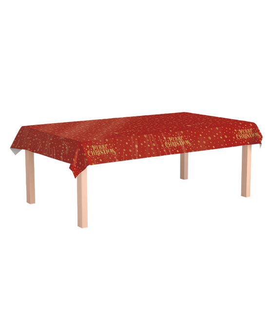 Tischtuch - Frohe Weihnachten Rot