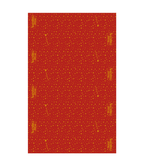 Tischtuch - Frohe Weihnachten Rot