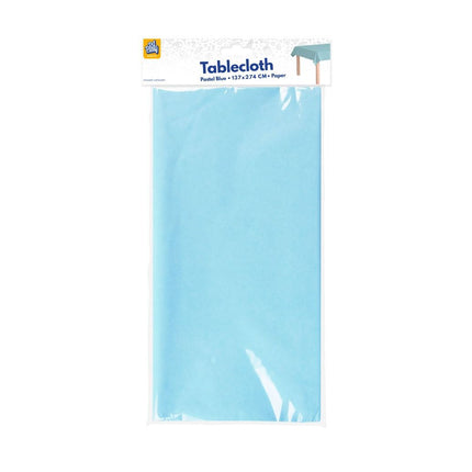 Blaue Tischdecke Pastell 2.74m