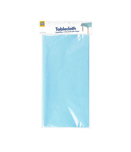 Blaue Tischdecke Pastell 2.74m