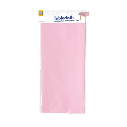 Hellrosa Tischtuch Pastell 2,74m