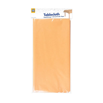 Orange Tischdecke Pastell 2.74m