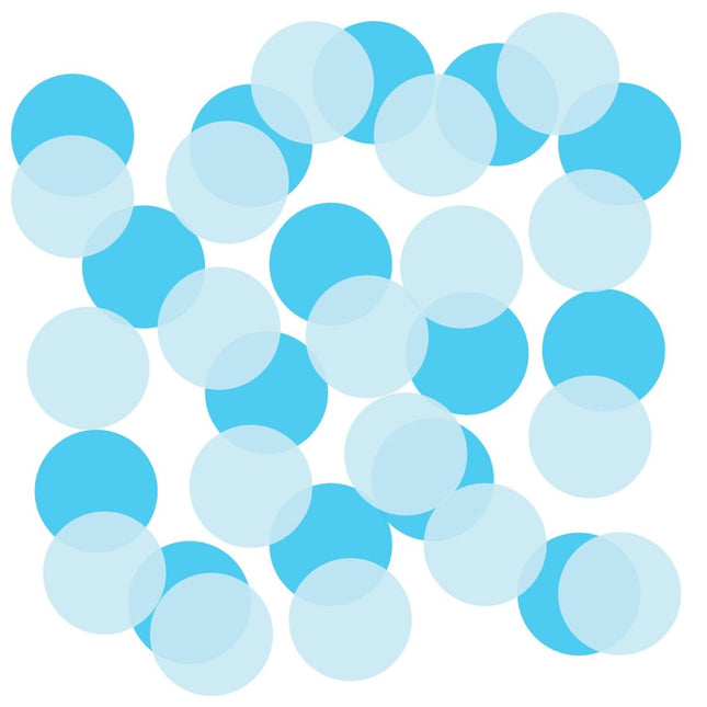 Tafelconfetti Blauw 22g van Riethmueller koop je bij Partywinkel