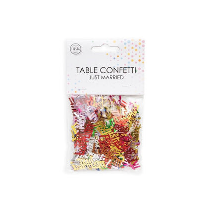 Tafelconfetti Just Married van WeFiesta koop je bij Partywinkel