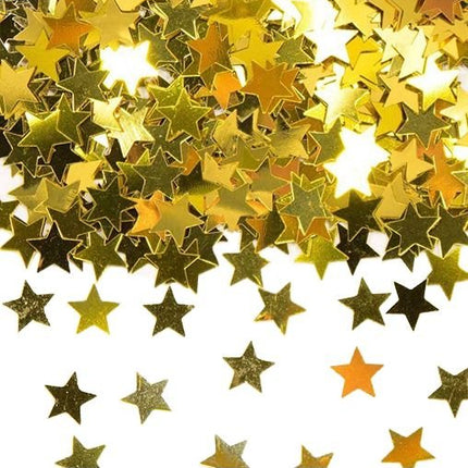 Tafelconfetti Ster Goud 1cm 600st - Partywinkel - 8711319101068