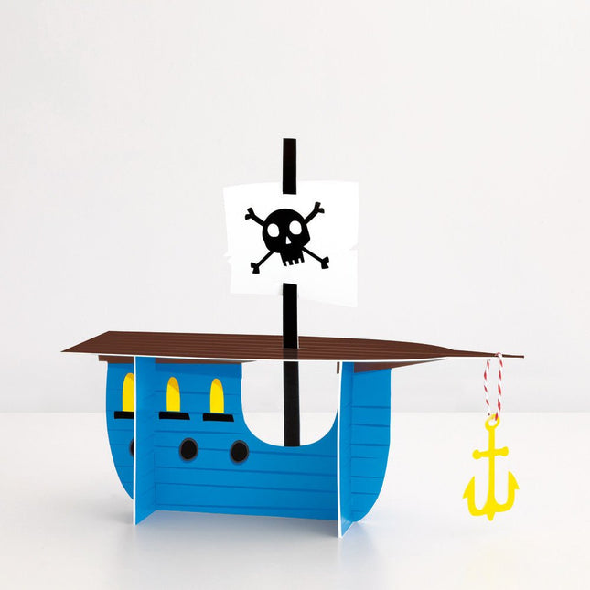 Tafeldecoratie Piratenschip van Unique koop je bij Partywinkel