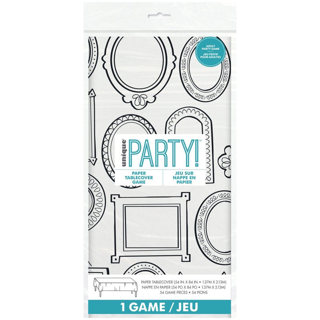 Tafelkleed Kleurplaat 2,13m van Unique koop je bij Partywinkel