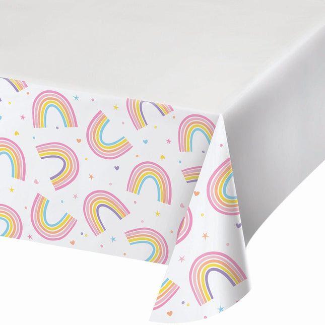 Tafelkleed Regenboog 2,74m van Creative Converting koop je bij Partywinkel