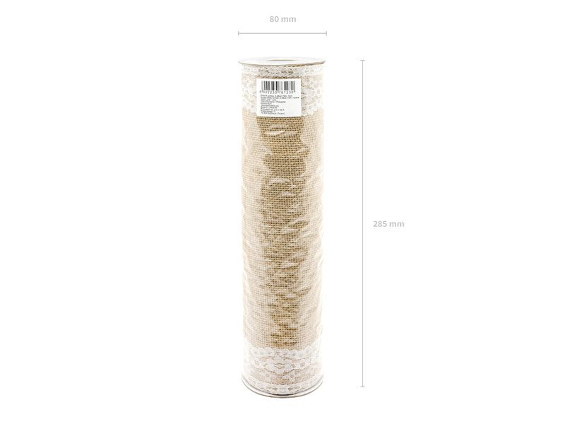 Tafelloper Jute 2,75m van Partydeco koop je bij Partywinkel