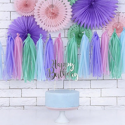 Tassel Slinger Gekleurd 2m van Partydeco koop je bij Partywinkel