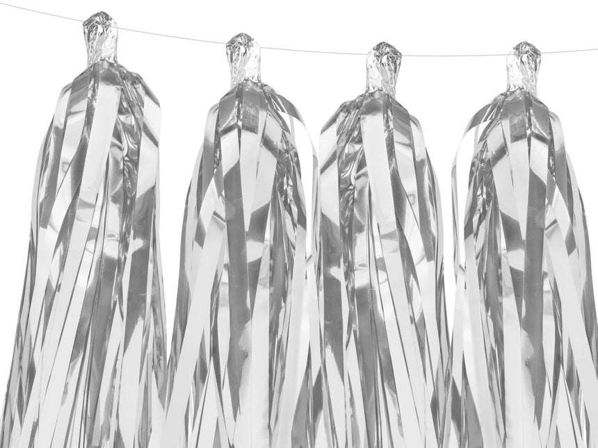 Tassel Slinger Zilver 2m van Partydeco koop je bij Partywinkel